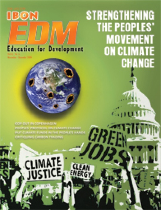 Strengthening the People’s Movement on Climate Change (November-December 2009)
